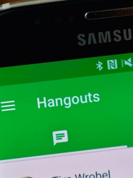 Hangouts permite envio de mensagens de vídeo