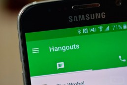 Hangouts permite envio de mensagens de vídeo