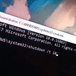 Linhas de comando para Windows e MacOS